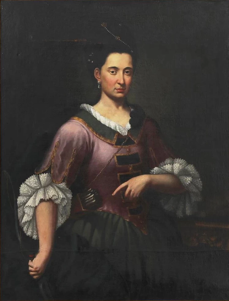 Fra Galgario - Ritratto di dama come Diana, attribuito